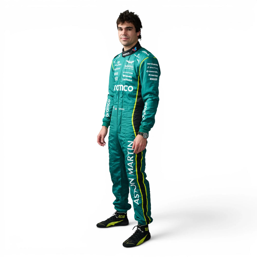 Lance Stroll 2026 F1 Inspired Race Suit — Aston Martin Livery Replica | Speed Racewear