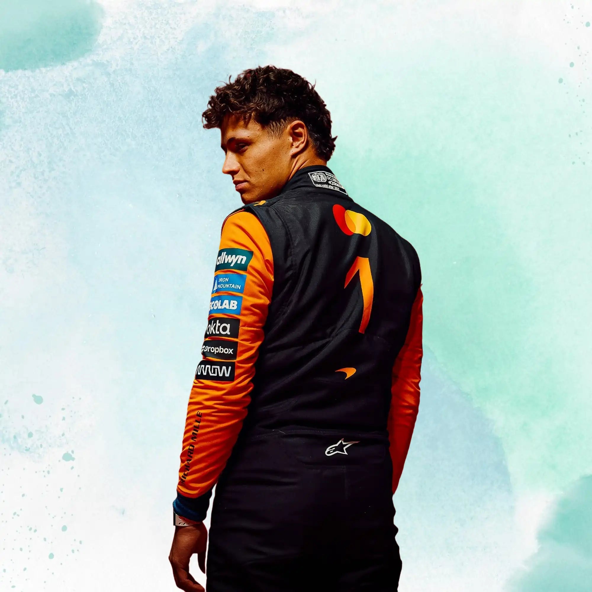 2026 Lando Norris Formula One McLaren F1 Team Replica Racing Suit - view 4