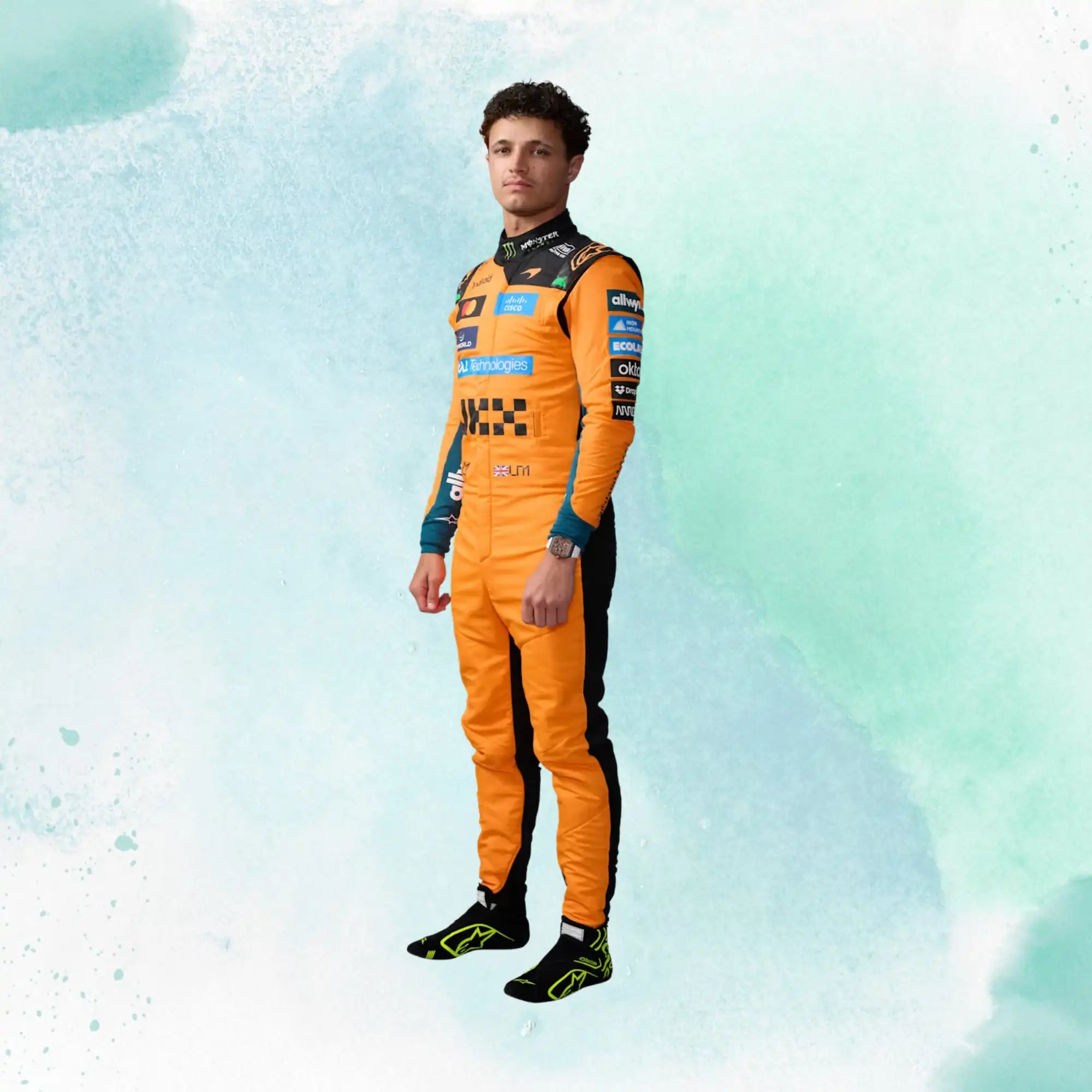 2026 Lando Norris Formula One McLaren F1 Team Replica Racing Suit - view 5