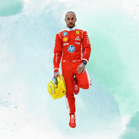 2026 Lewis Hamilton F1 Scuderia Ferrari HP Formula One Team Replica Racing Suit - view 2