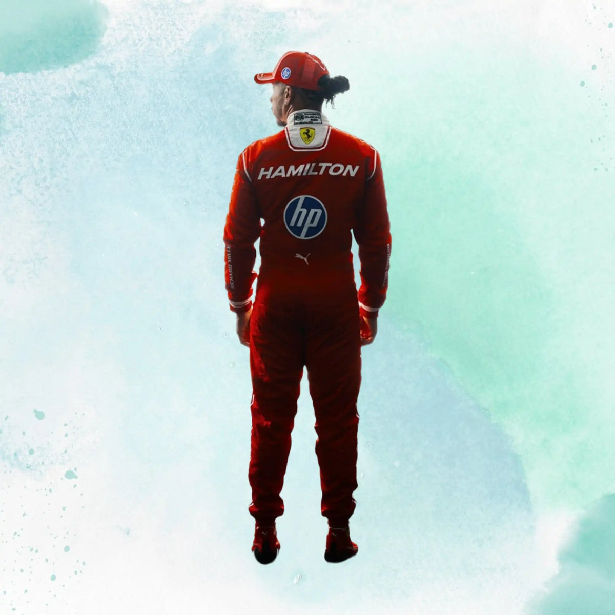 2026 Lewis Hamilton F1 Scuderia Ferrari HP Formula One Team Replica Racing Suit - view 3