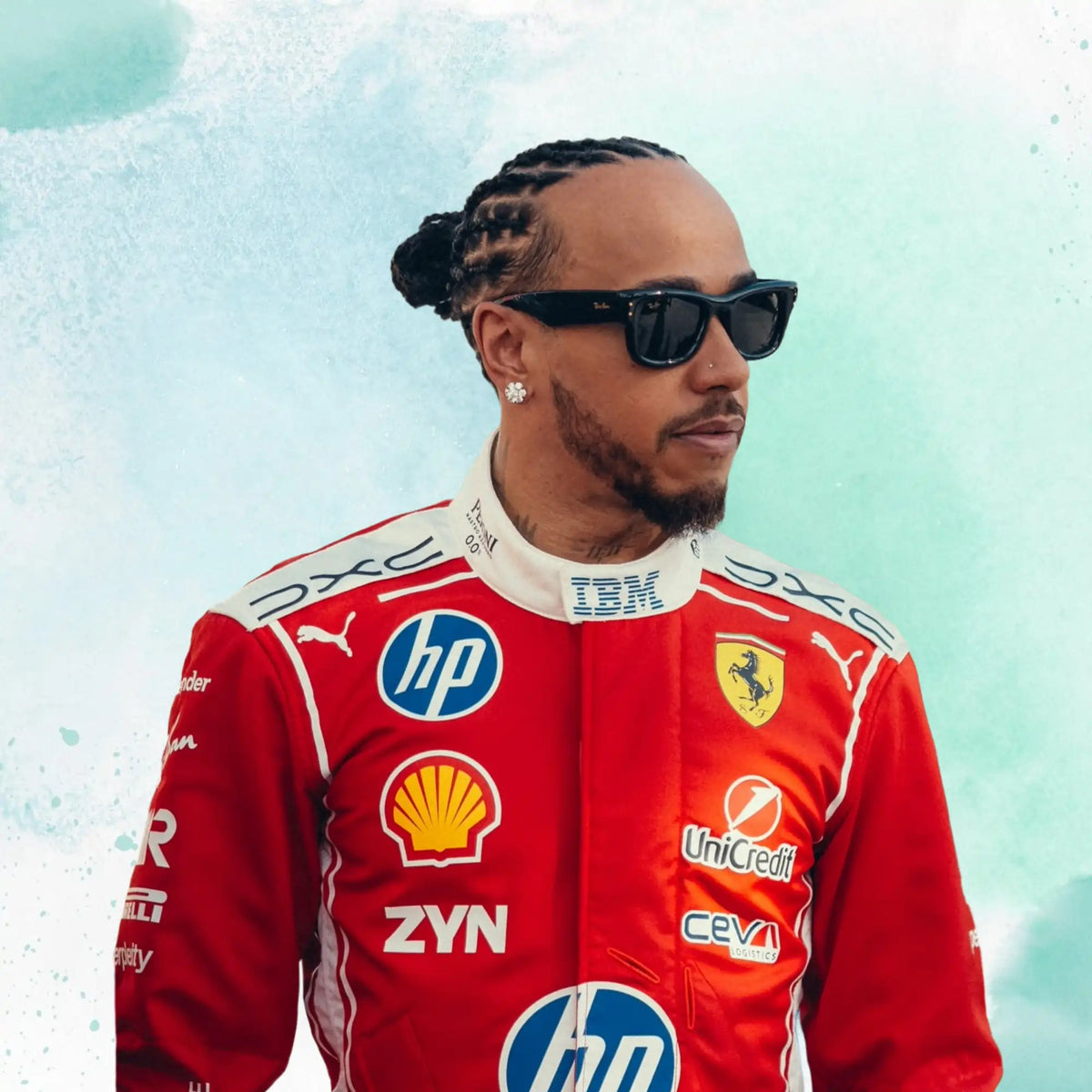 2026 Lewis Hamilton F1 Scuderia Ferrari HP Formula One Team Replica Racing Suit - view 5