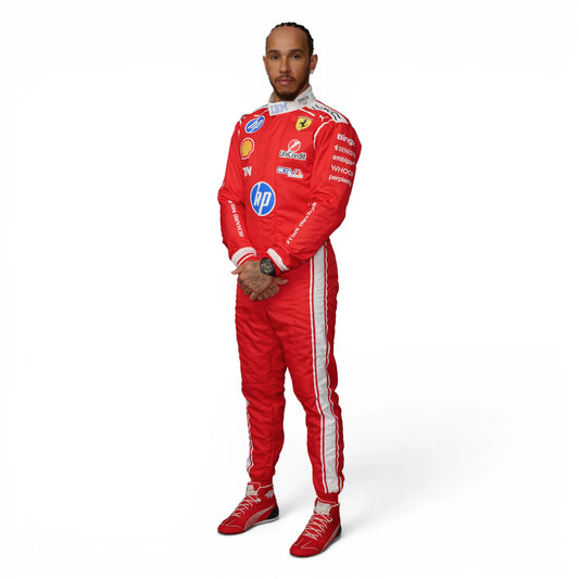 Lewis Hamilton 2026 F1 Race Suit — Ferrari Livery Replica | Speed Racewear
