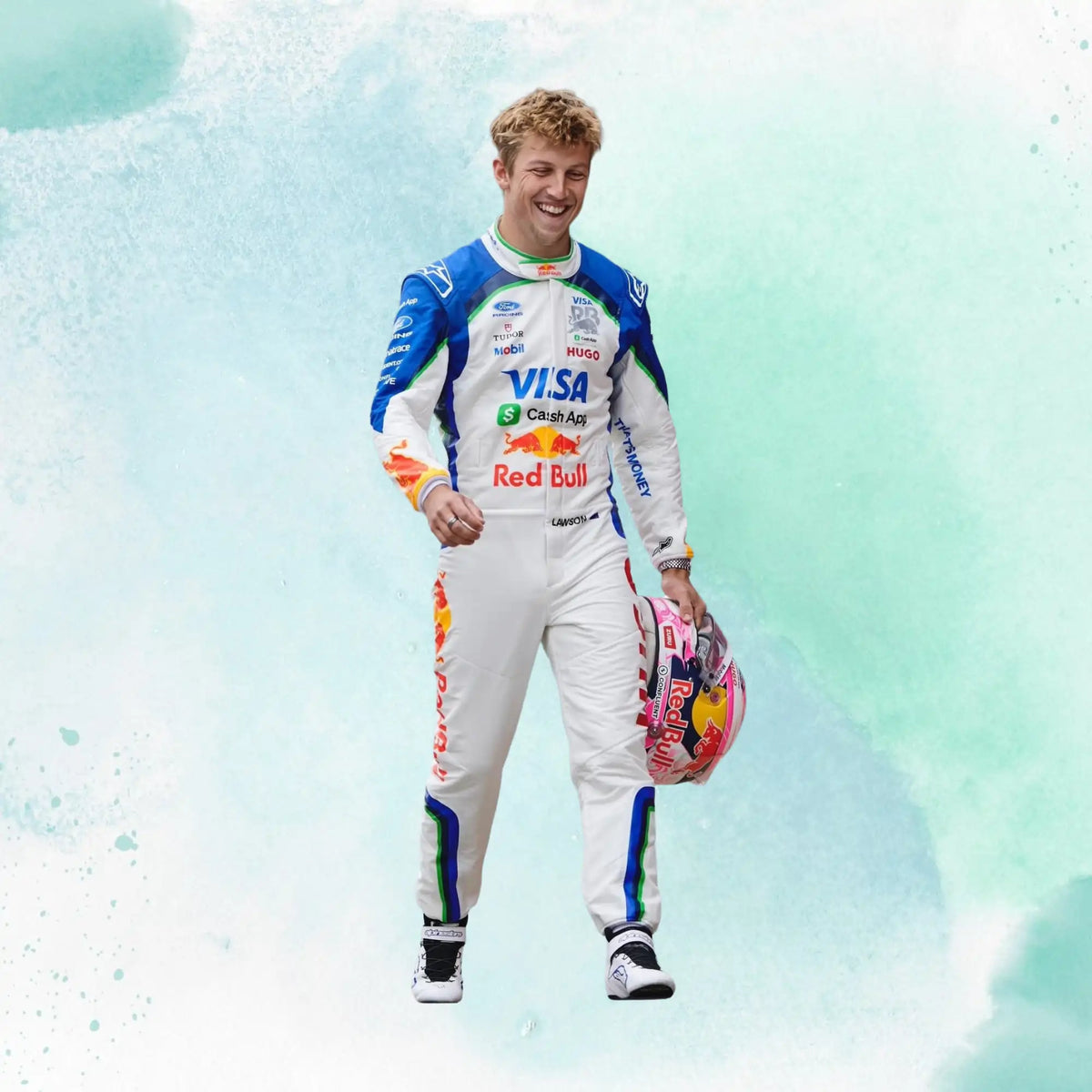 2026 Liam Lawson Racing Bulls Formula One Team Visa Cash App RB F1 Replica Racing Suit - view 5
