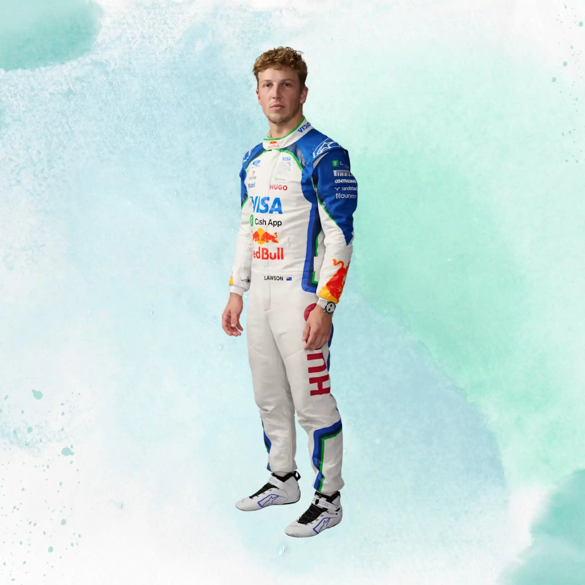 2026 Liam Lawson Racing Bulls Formula One Team Visa Cash App RB F1 Replica Racing Suit - view 7