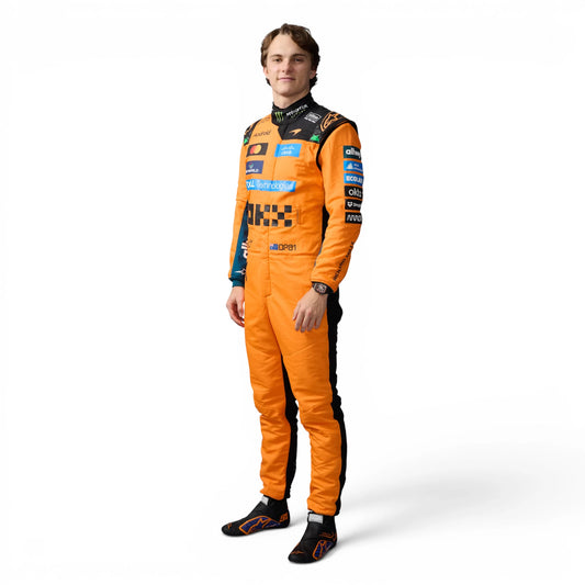 Oscar Piastri 2026 F1 Inspired Race Suit — McLaren Livery Replica | Speed Racewear