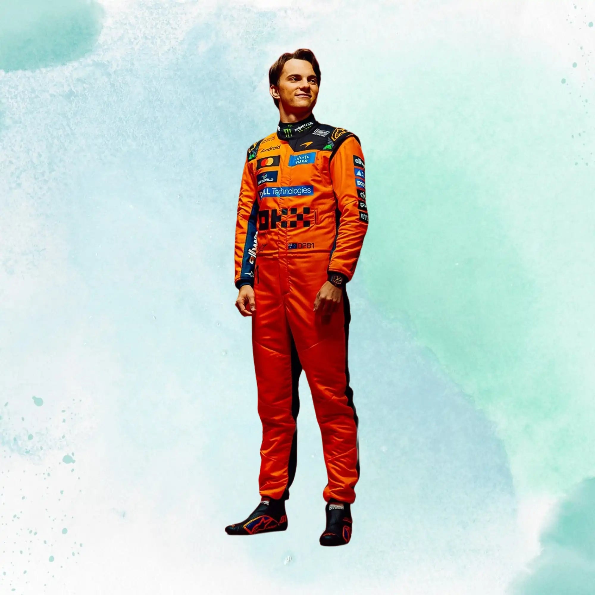 2026 New Oscar Piastri Formula One McLaren F1 Team Replica Racing Suit - view 1