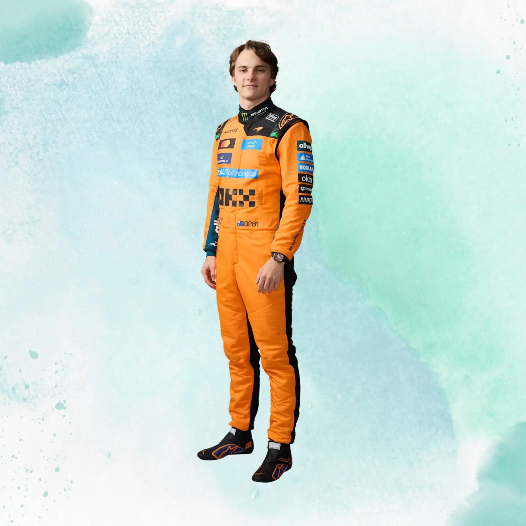 2026 New Oscar Piastri Formula One McLaren F1 Team Replica Racing Suit - view 6