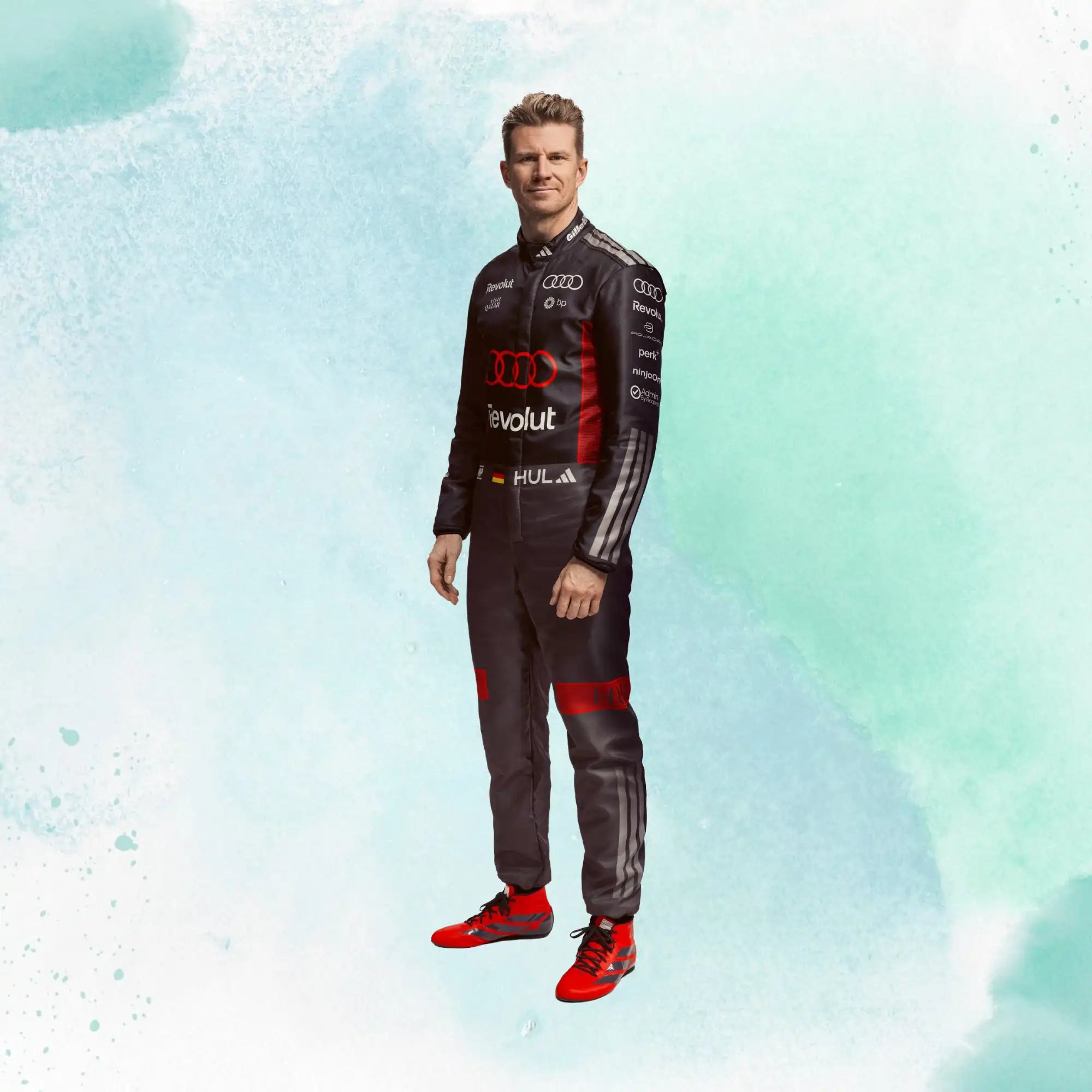 2026 Nico Hulkenberg Audi Revolut F1 Team Replica Racing Suit - view 1
