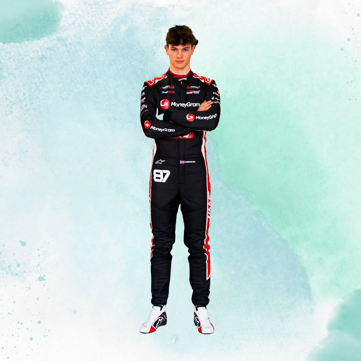 2026 Oliver Bearman Formula One MoneyGram Haas F1 Team Replica Racing Suit - view 1