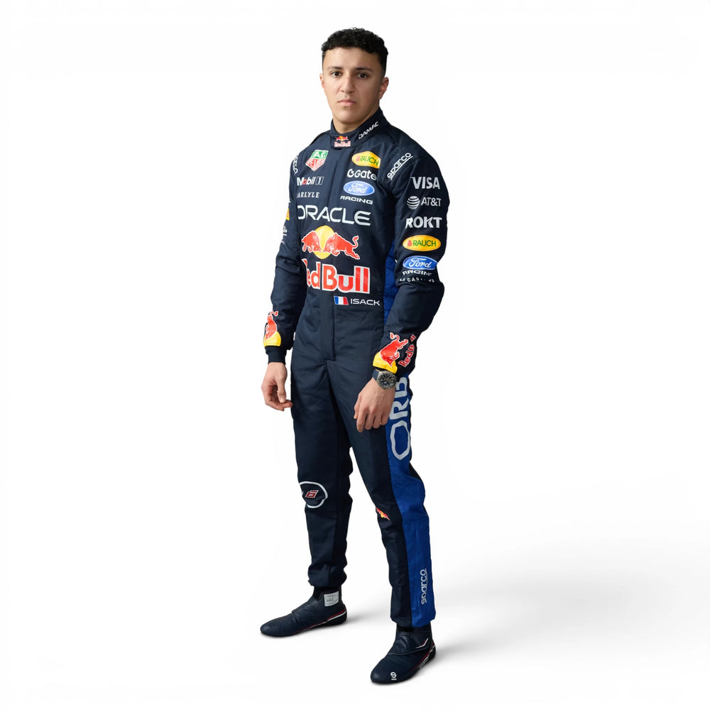 Isack Hadjar 2026 F1 Inspired Race Suit — Racing Bulls Livery Replica | Speed Racewear