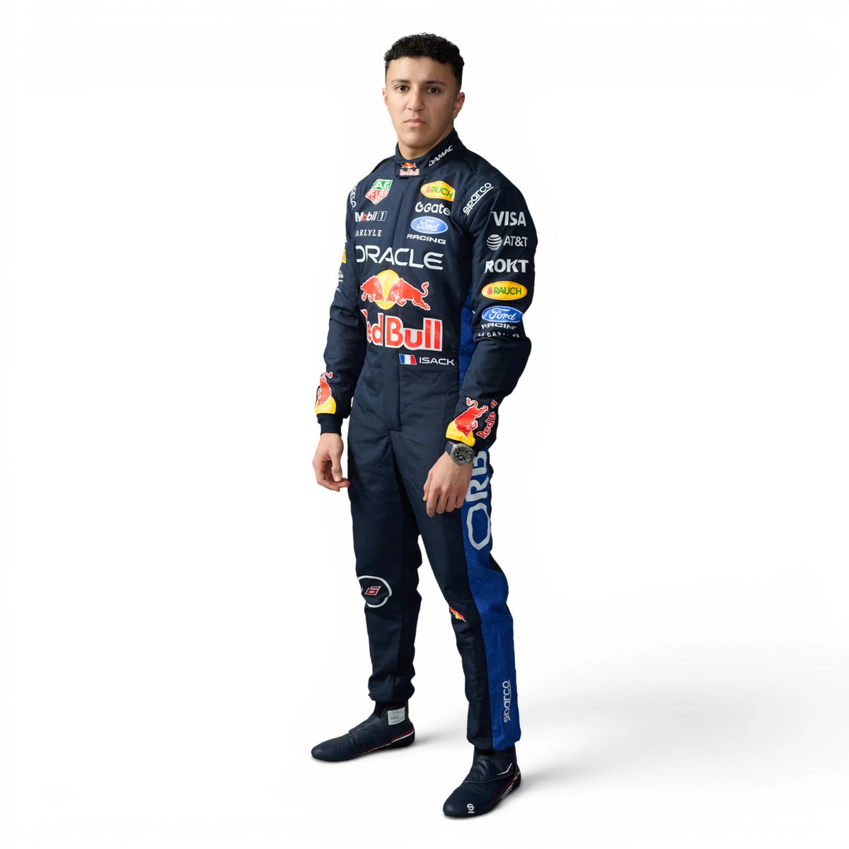 Isack Hadjar 2026 F1 Inspired Race Suit — Racing Bulls Livery Replica | Speed Racewear