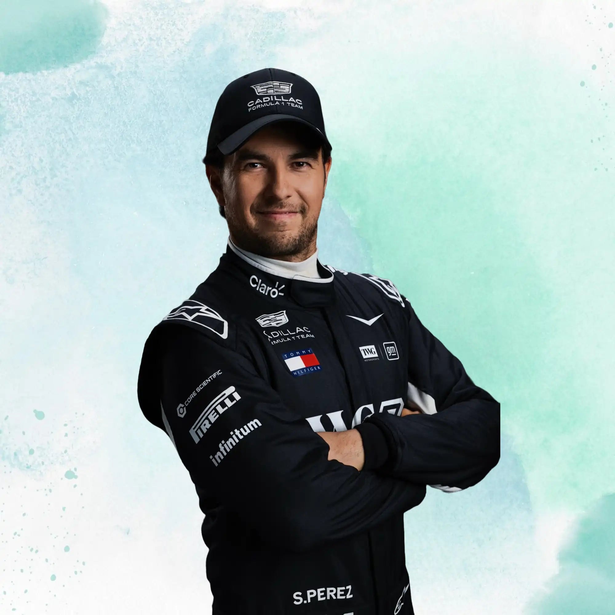 2026 Sergio Perez F1 Team Cadillac Formula 1 Team Replica Racing Suit - view 3