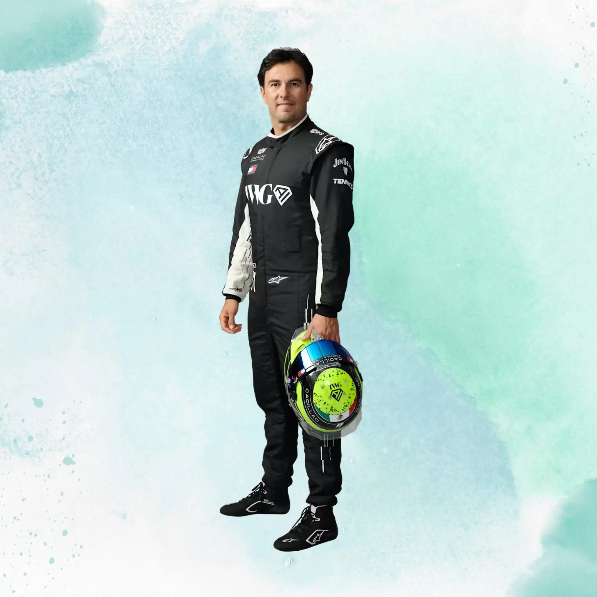 2026 Sergio Perez F1 Team Cadillac Formula 1 Team Replica Racing Suit - view 4