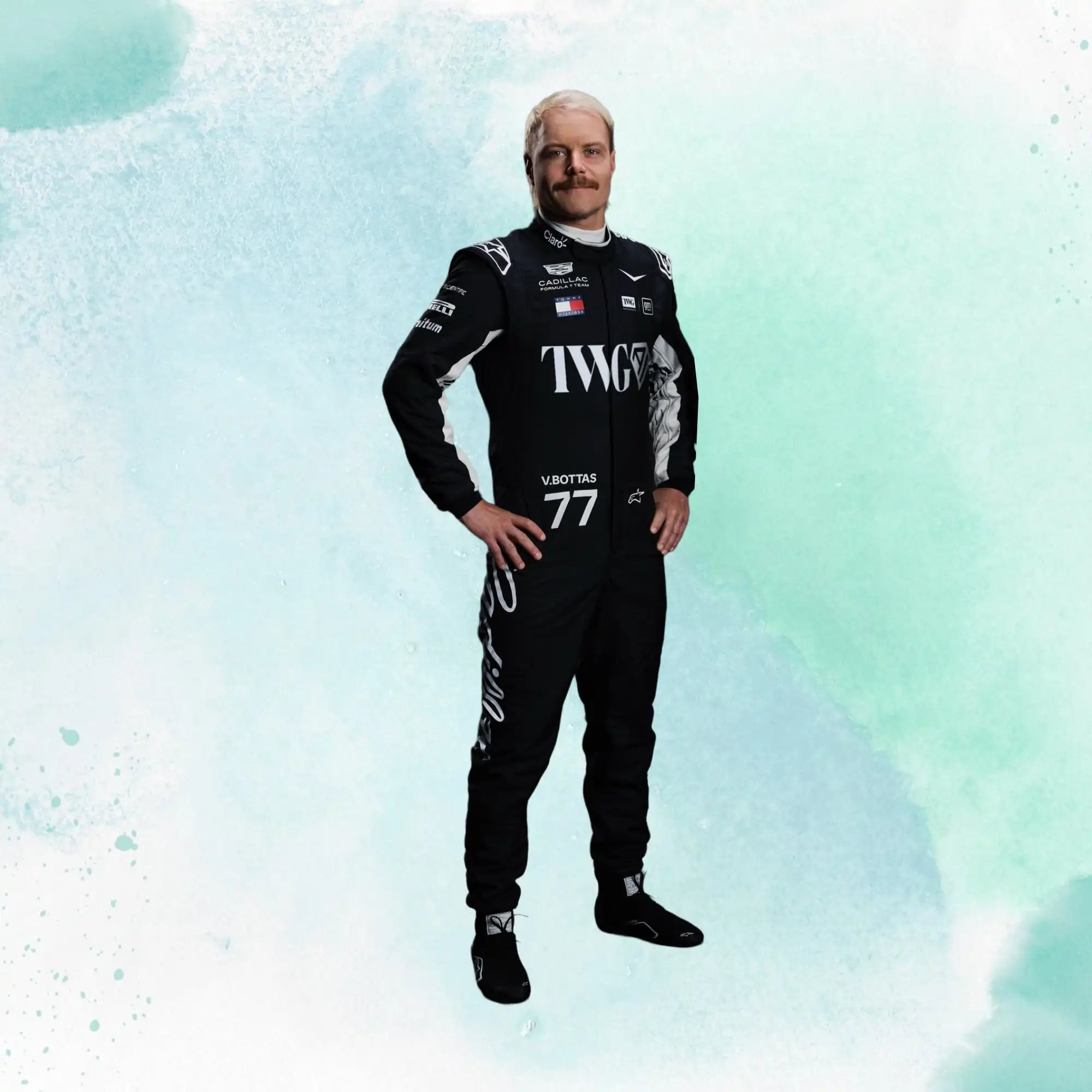 2026 Valtteri Bottas F1 Team Cadillac Formula 1 Team Replica Racing Suit - view 1