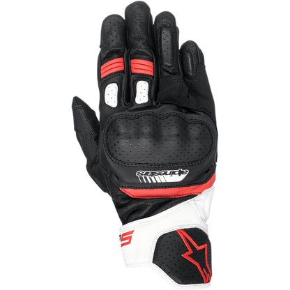 Alpinestars SP-5 Gloves Black/White/Red motorcycle gloves – image 1