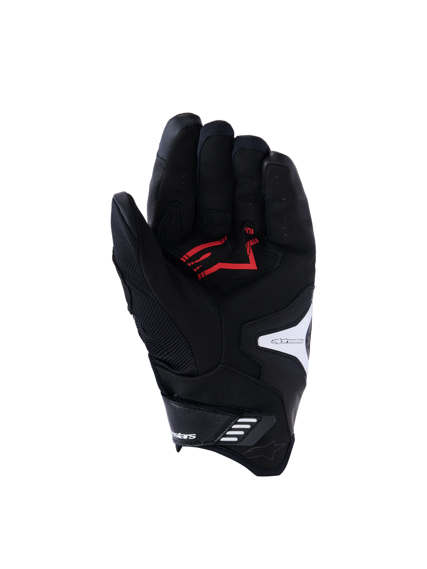 Alpinestars SP-R Pro Gloves Black/White/Bright Red motorcycle gloves – image 2