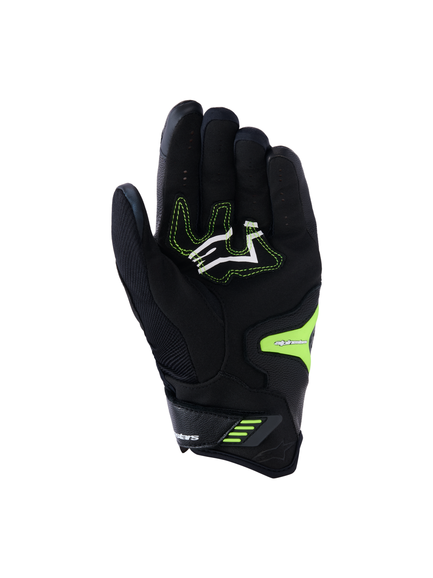 Alpinestars SP-R Pro Gloves Black/Yellow Fluo motorcycle gloves – image 2