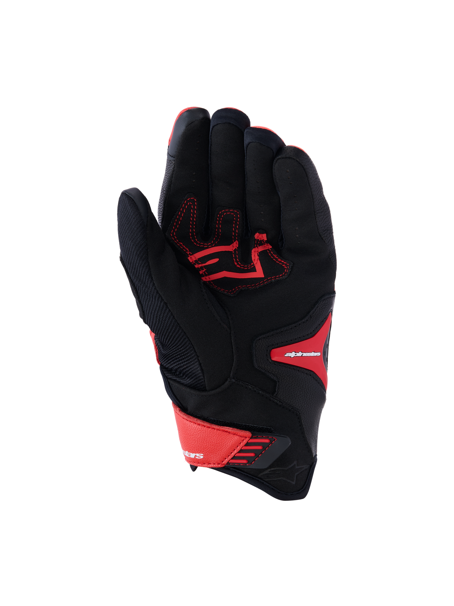 Alpinestars SP-R Pro Gloves Bright Red/Red Fluo/Black motorcycle gloves – image 2