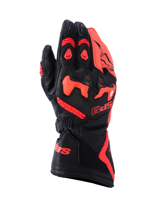 Alpinestars SP-9 Gloves Black/Red motorcycle gloves – image 1
