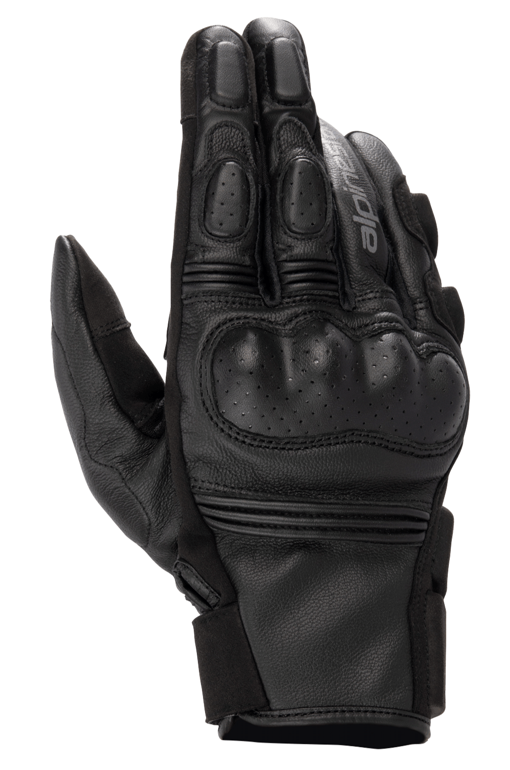 Alpinestars Phenom Leather Gloves Black/Black motorcycle gloves – image 1