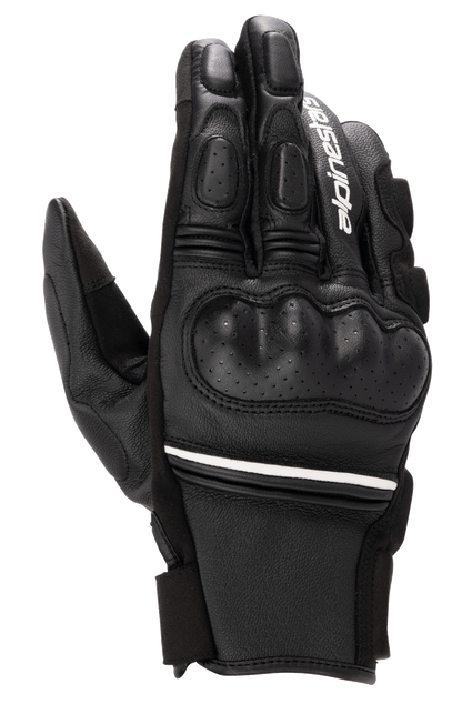 Alpinestars Phenom Leather Gloves Black/White motorcycle gloves – image 1