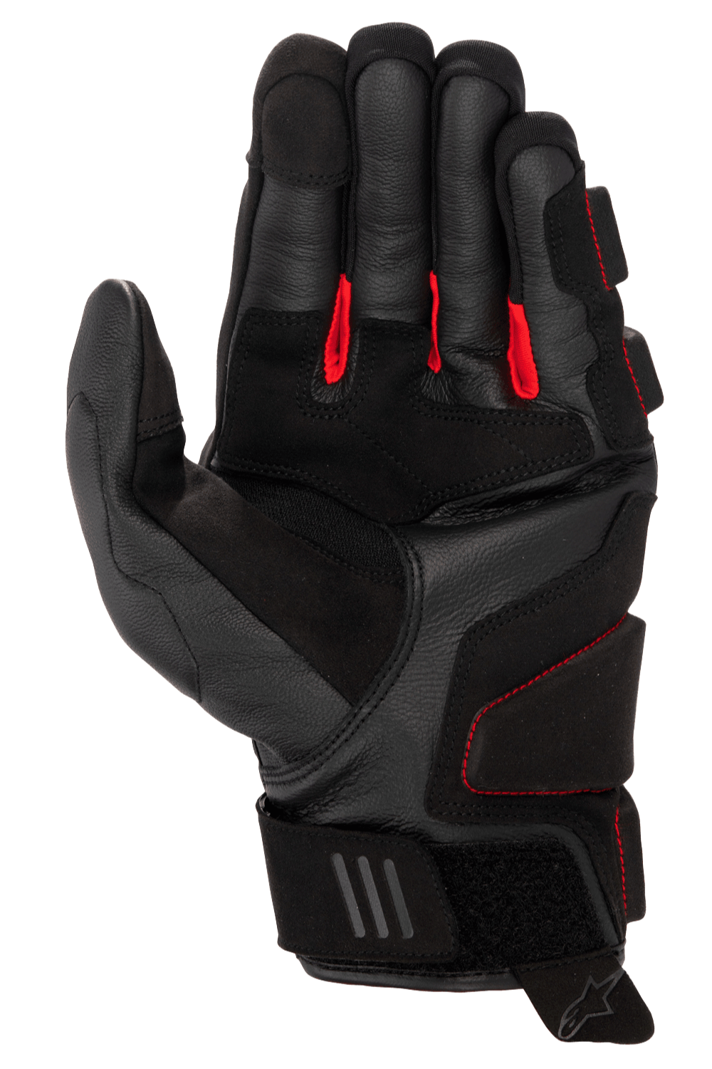 Alpinestars Phenom Leather Gloves Black/Bright Red motorcycle gloves – image 2