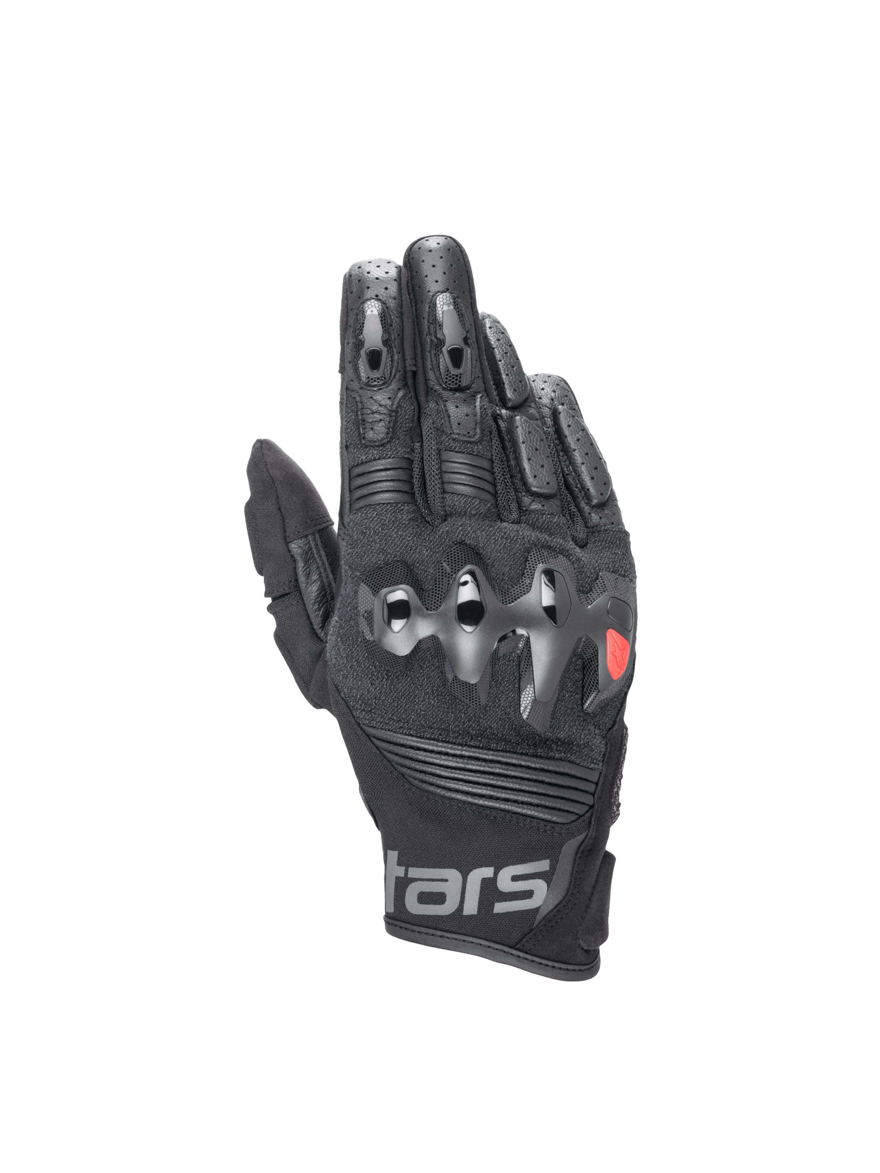 Alpinestars Halo Leather Gloves Black motorcycle gloves – image 1