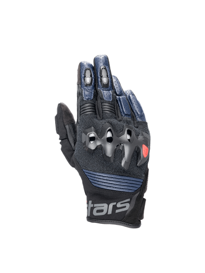 Alpinestars Halo Leather Gloves Dark Blue/Black motorcycle gloves – image 1