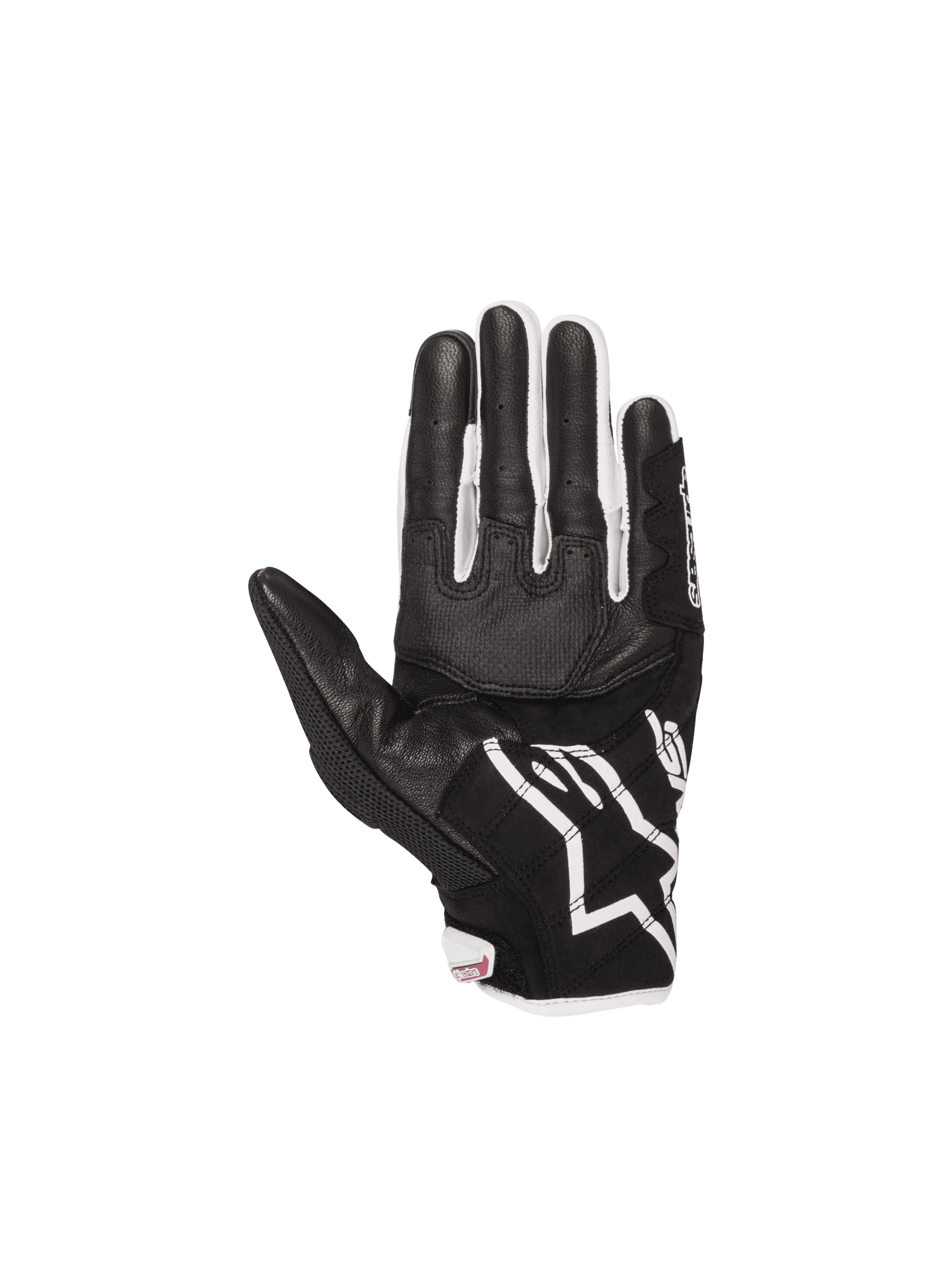 Alpinestars Women Stella SMX-2 Air Carbon V2 Gloves Black/White/Fuchsia motorcycle gloves – image 2