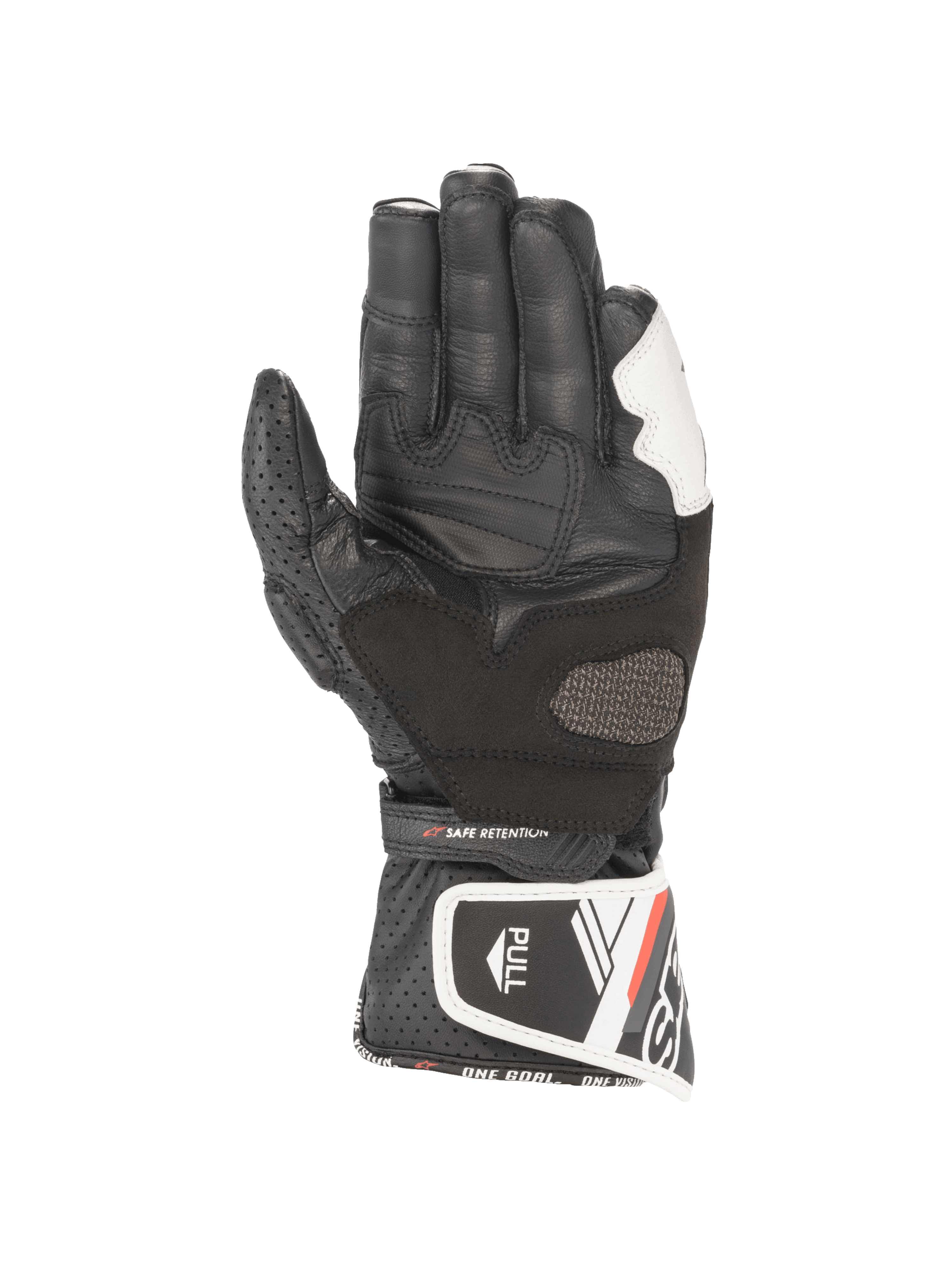 Alpinestars Women Stella SP-8 V3 Gloves Black/White motorcycle gloves – image 2
