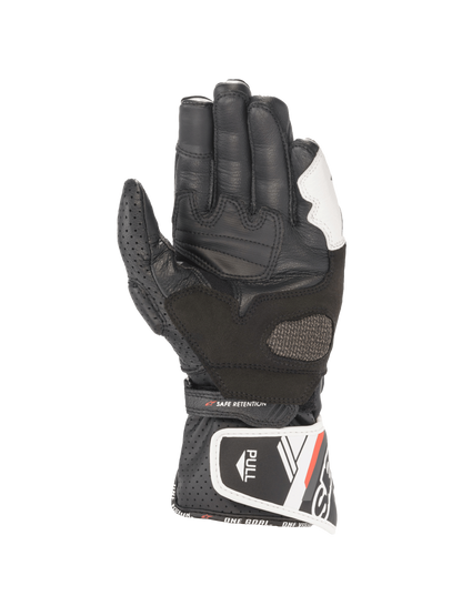 Alpinestars Women Stella SP-8 V3 Gloves Black/White motorcycle gloves – image 2