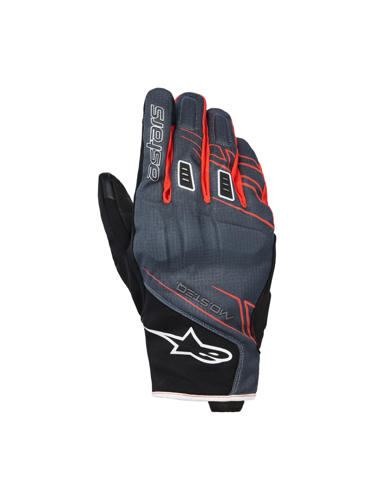 Alpinestars Moblast WP Gloves Black/Anthracite/Orange motorcycle gloves – image 1