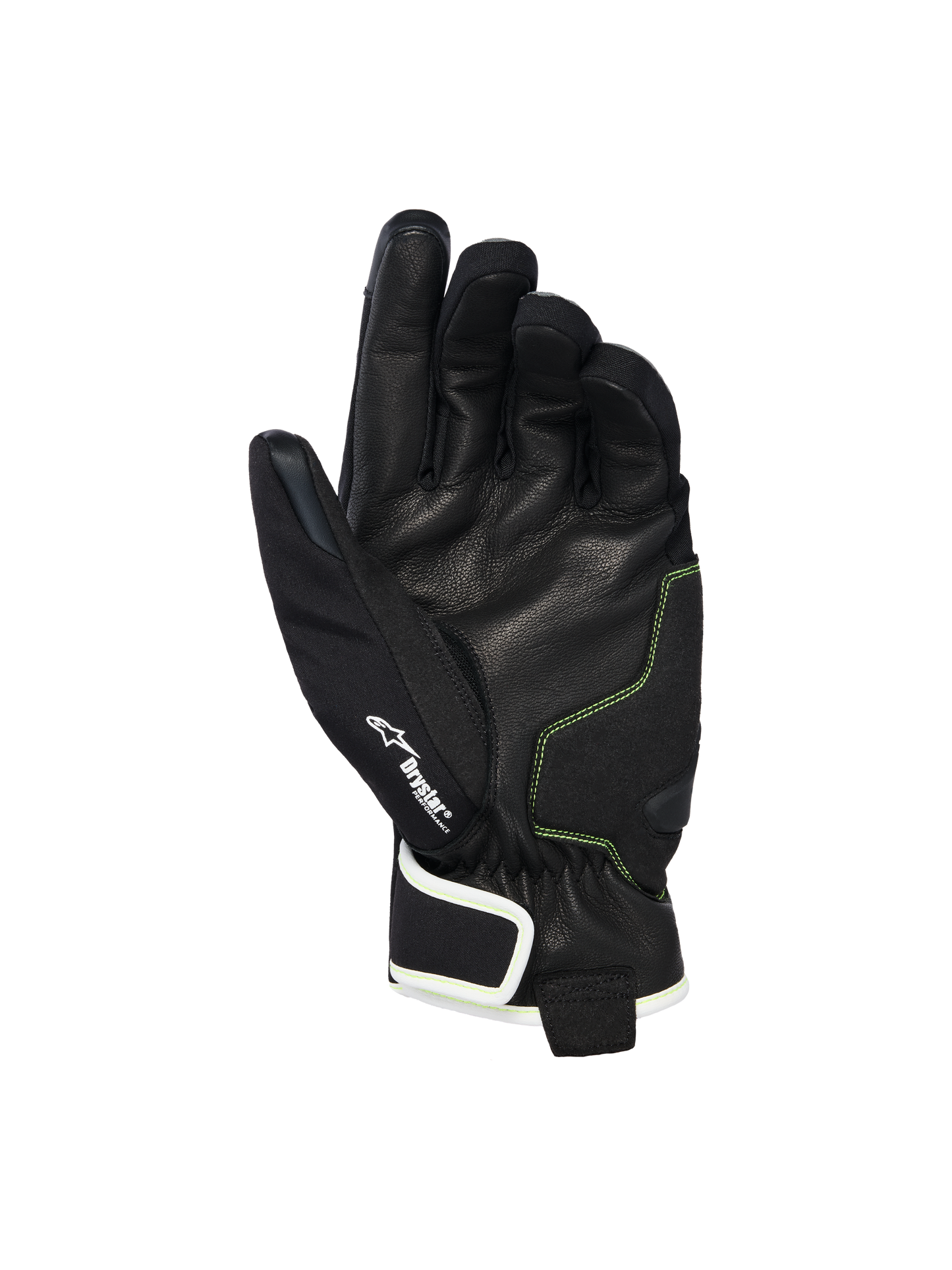 Alpinestars Moblast WP Gloves Fur Gray/Black/Sulphur Yellow motorcycle gloves – image 2