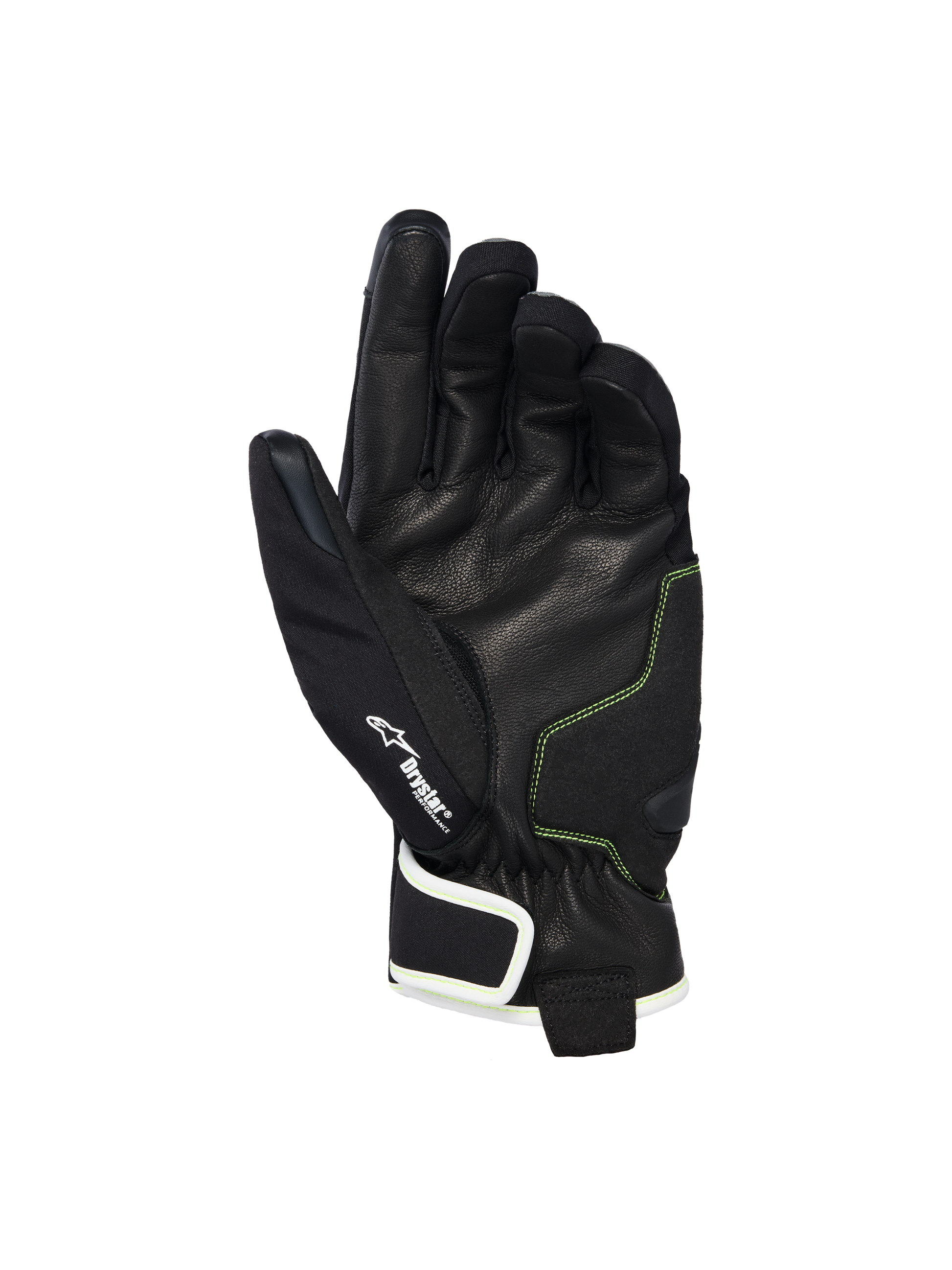 Alpinestars Moblast WP Gloves Fur Gray/Black/Sulphur Yellow motorcycle gloves – image 2
