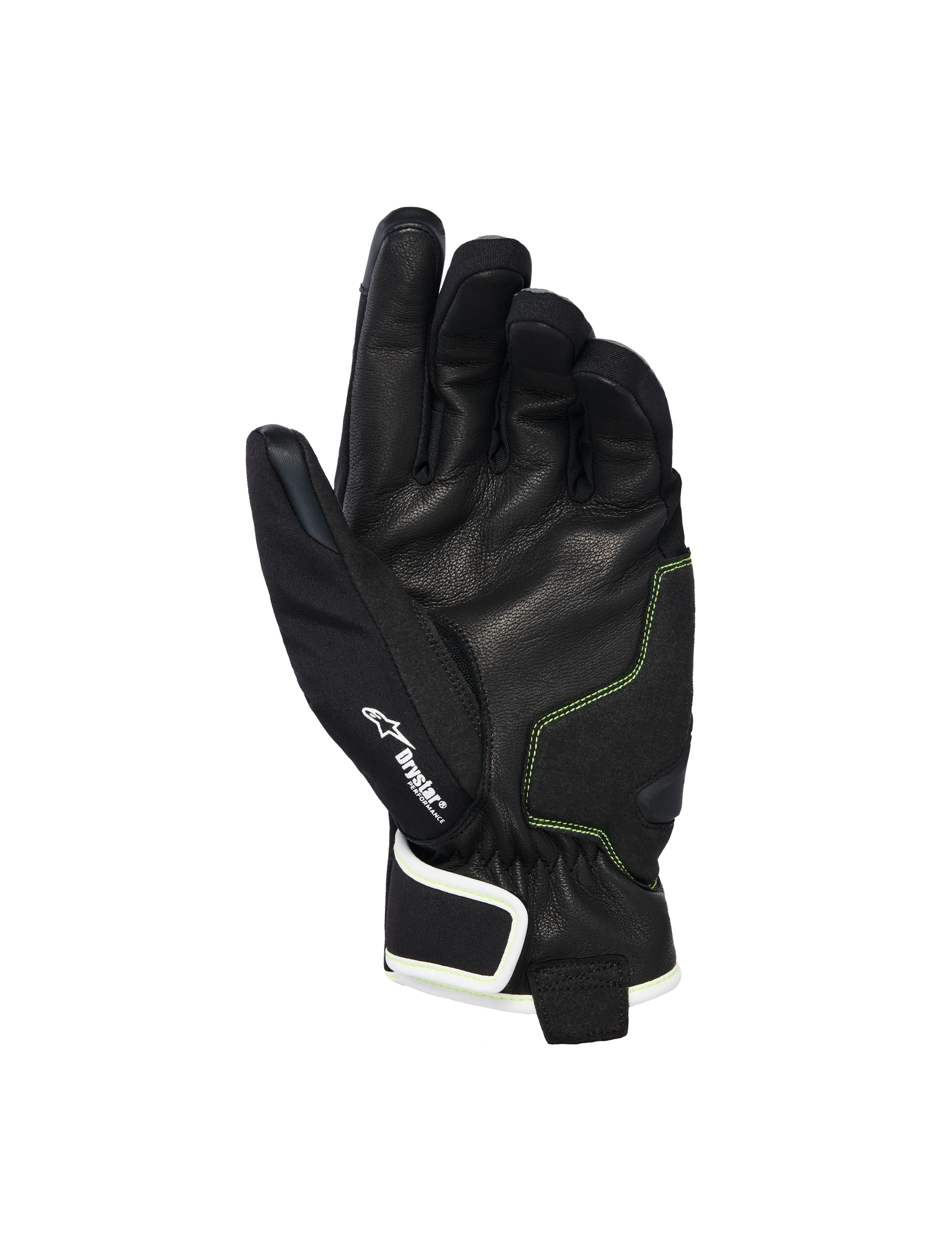 Alpinestars Moblast WP Gloves Fur Gray/Black/Sulphur Yellow motorcycle gloves – image 2