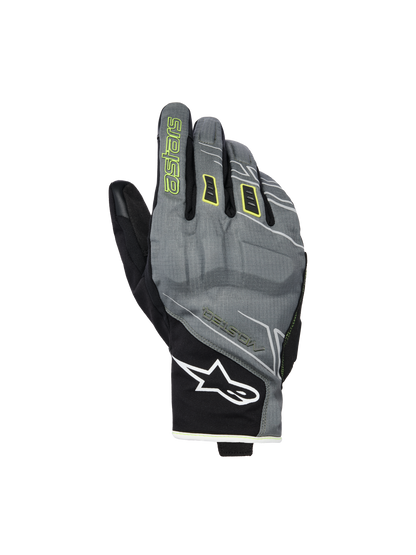 Alpinestars Moblast WP Gloves Fur Gray/Black/Sulphur Yellow motorcycle gloves – image 1