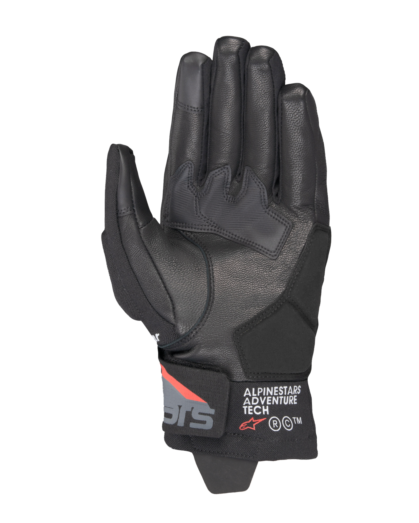 Alpinestars Corozal V3 Drystar® Gloves Black/Deep Gray/Red Fluo motorcycle gloves – image 2