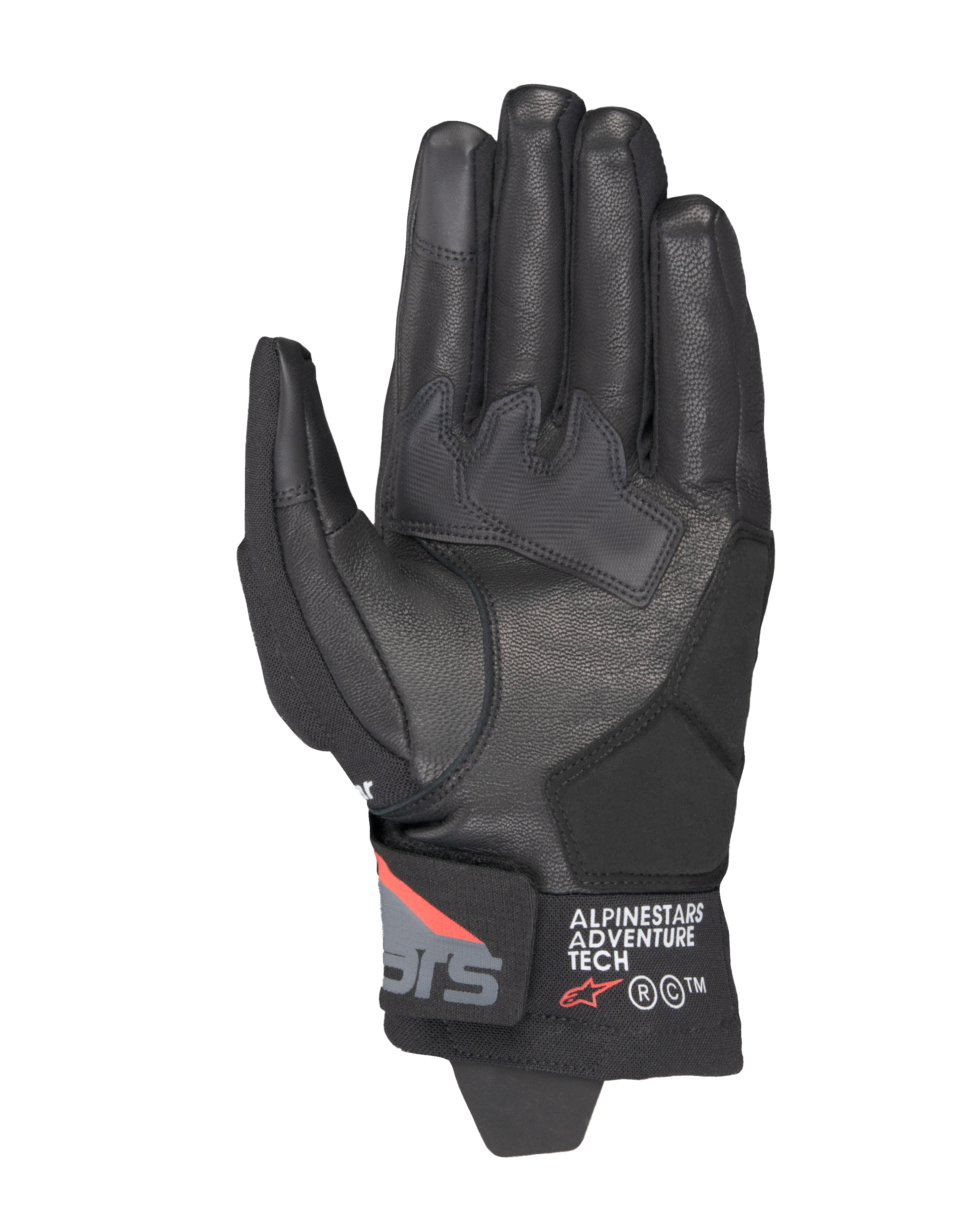 Alpinestars Corozal V3 Drystar® Gloves Black/Deep Gray/Red Fluo motorcycle gloves – image 2