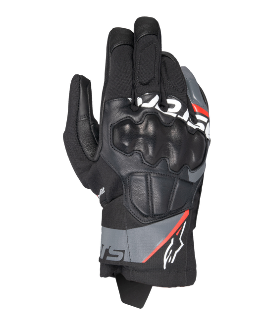 Alpinestars Corozal V3 Drystar® Gloves Black/Deep Gray/Red Fluo motorcycle gloves – image 1