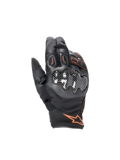 Alpinestars Smx-1 Drystar® Gloves Black/Red Fluo motorcycle gloves – image 1
