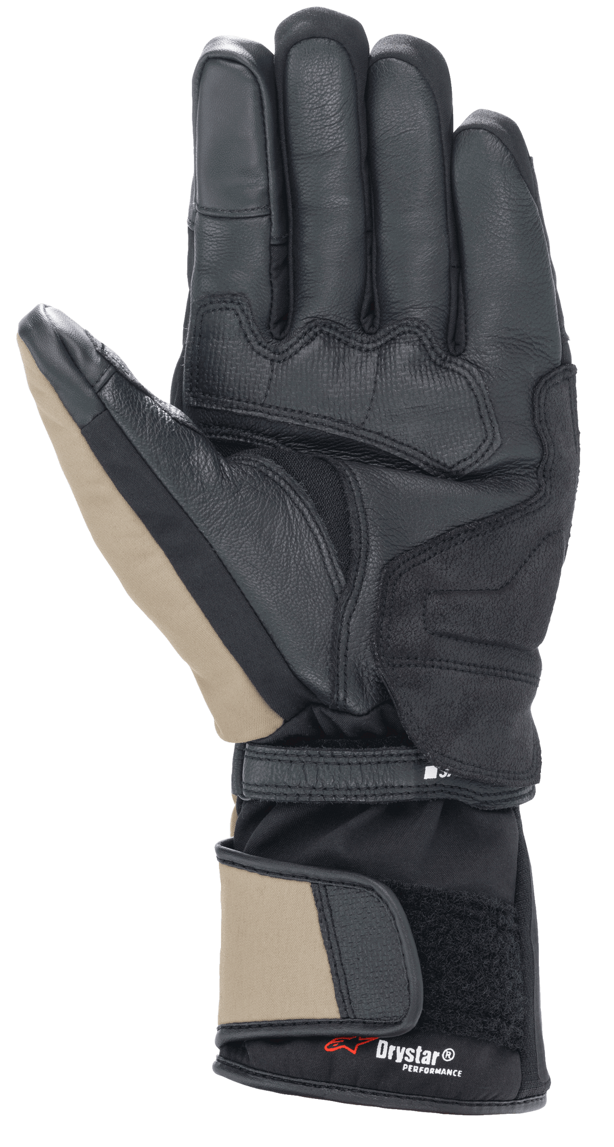 Alpinestars Denali Aerogel Drystar® Gloves Black/Dark Khaki/Red Fluo motorcycle gloves – image 2