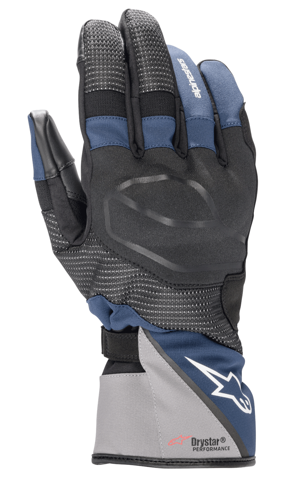 Alpinestars Andes V3 Drystar® Glove Black/Dark Blue motorcycle gloves – image 1