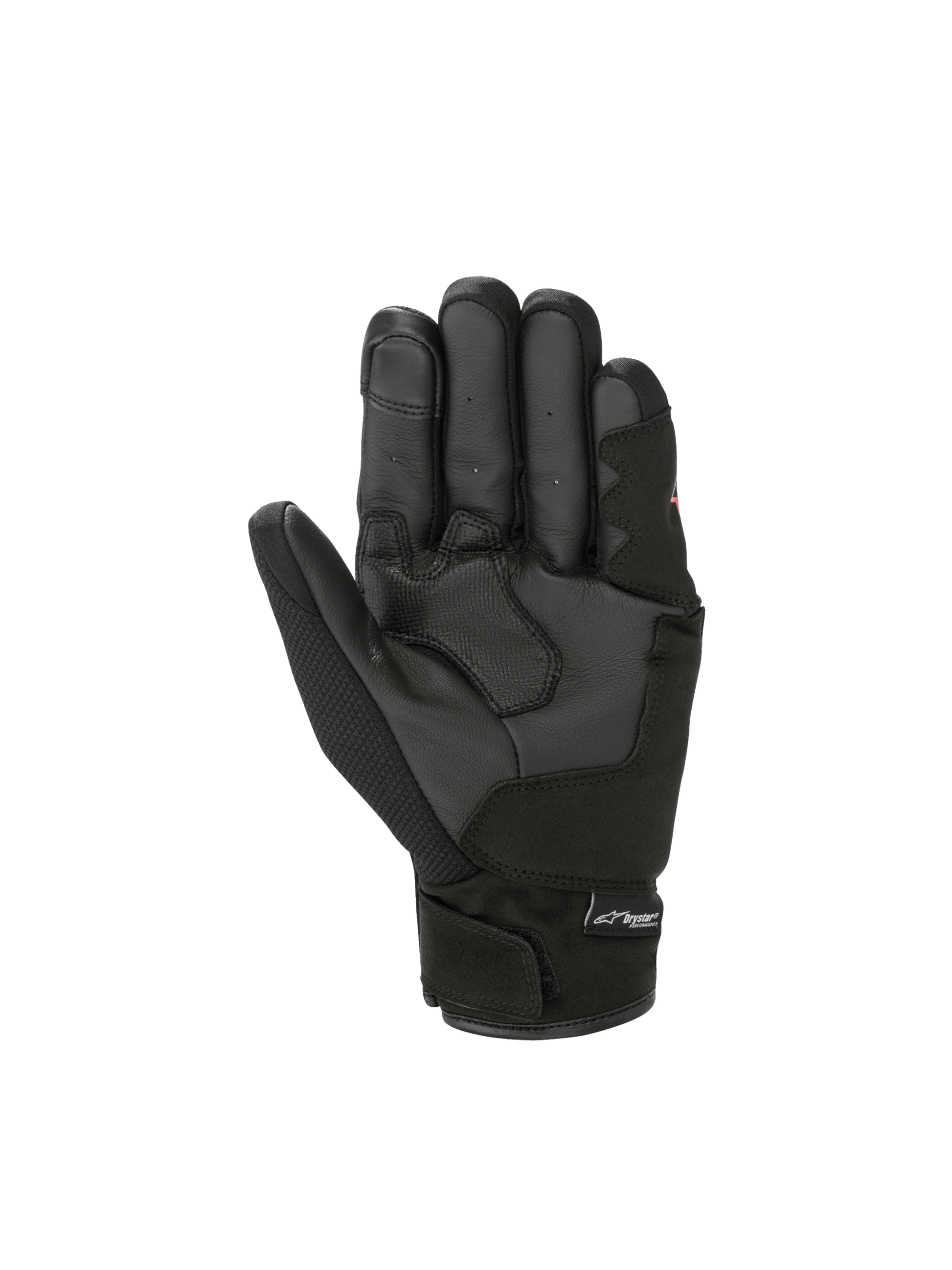 Alpinestars S-Max Drystar® Gloves Black/Red Fluorescent motorcycle gloves – image 2