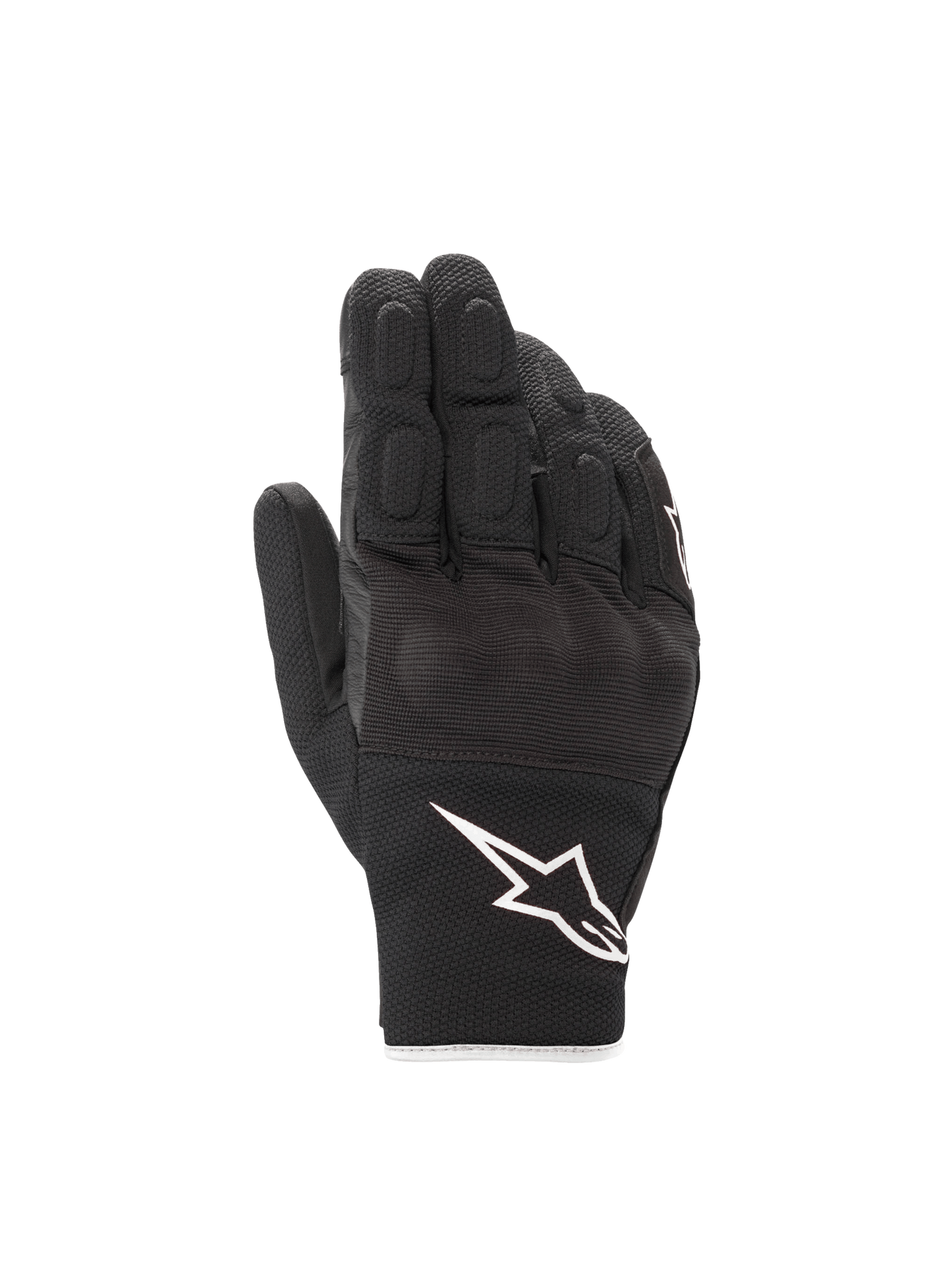 Alpinestars S-Max Drystar® Gloves Black/White motorcycle gloves – image 1