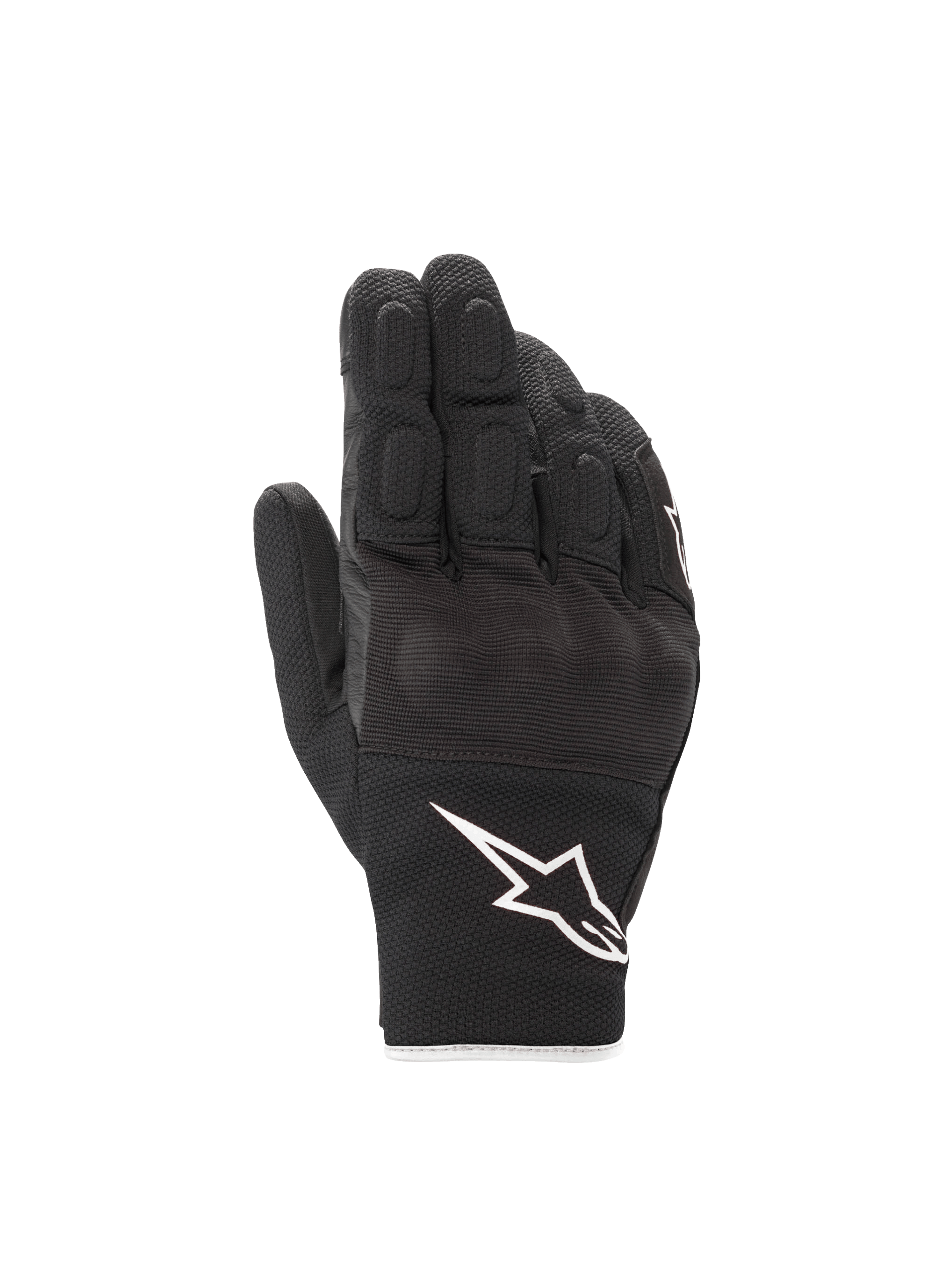 Alpinestars S-Max Drystar® Gloves Black/White motorcycle gloves – image 1