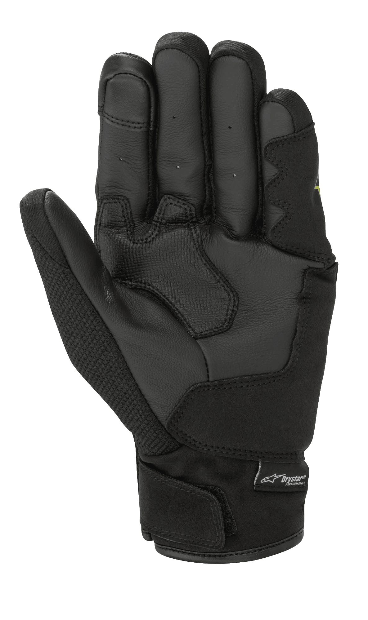 Alpinestars S-Max Drystar® Gloves Black/Yellow Fluorescent motorcycle gloves – image 2