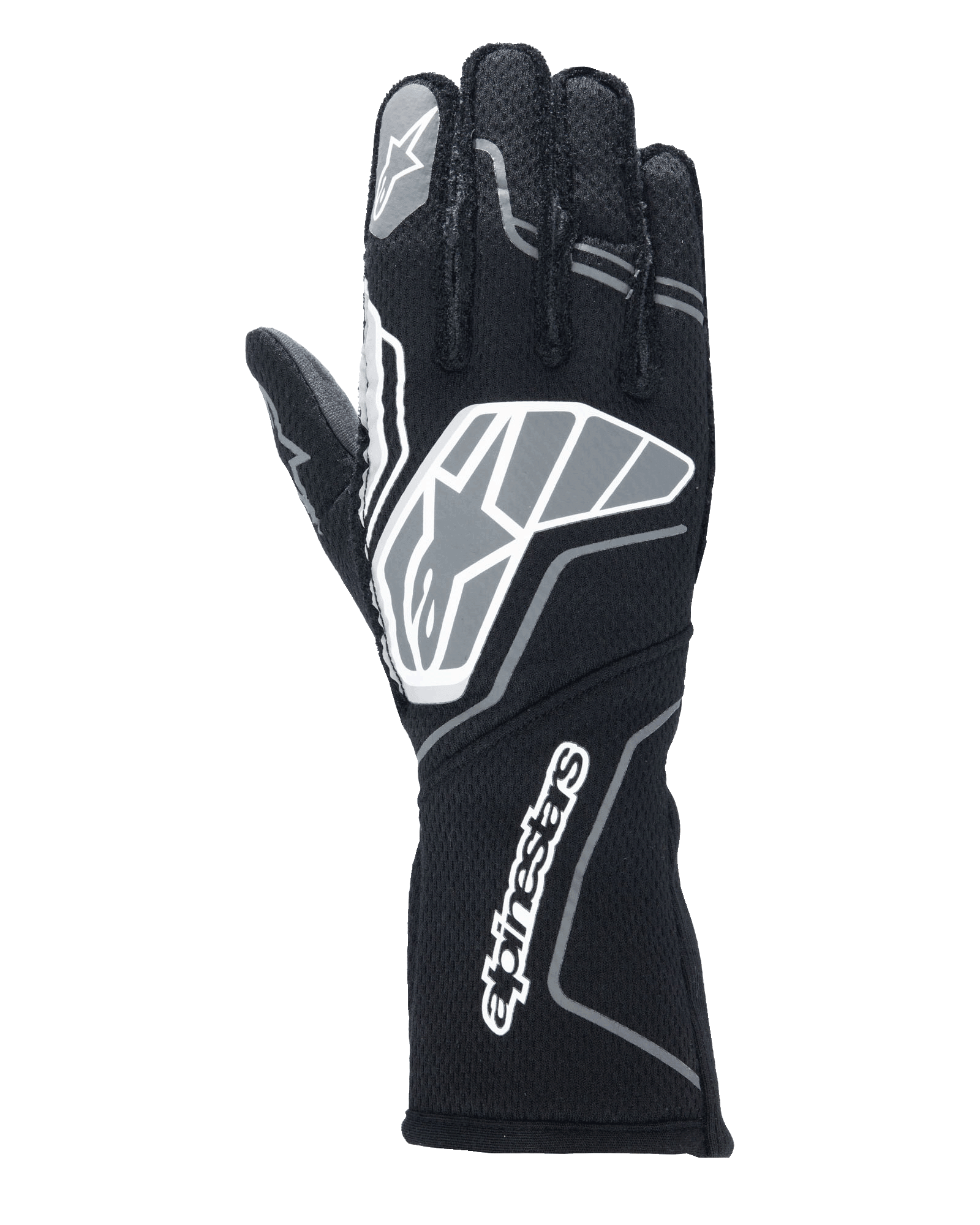 Alpinestars Tech-1 ZX V4 Gloves Black/Anthracite auto racing gloves – image 1