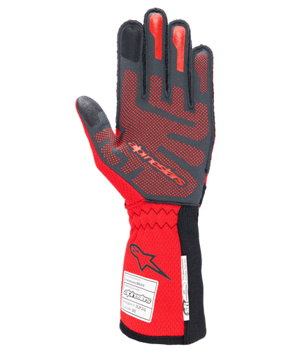 Alpinestars Tech-1 ZX V4 Gloves Black/Red auto racing gloves – image 2