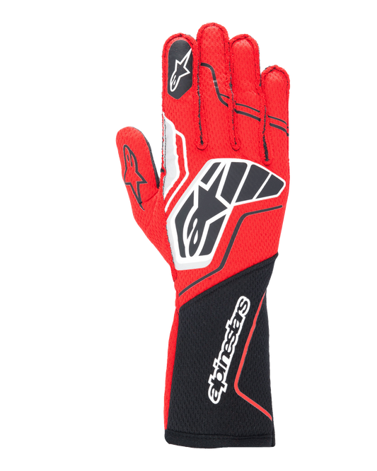 Alpinestars Tech-1 ZX V4 Gloves Black/Red auto racing gloves – image 1